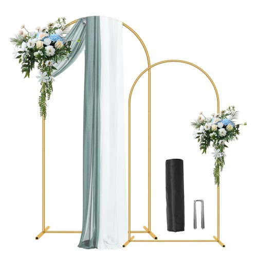 Nisoger metal arch backdrop - nisoger,