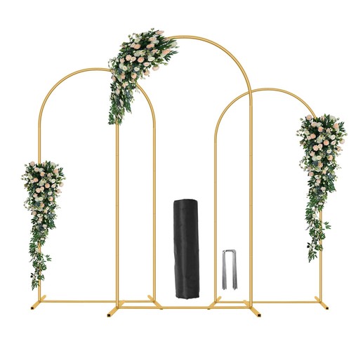 Pack metal wedding arch - 3,